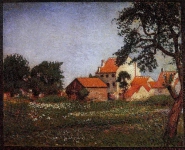 Georges Lemmen - Houses at La Hulpe